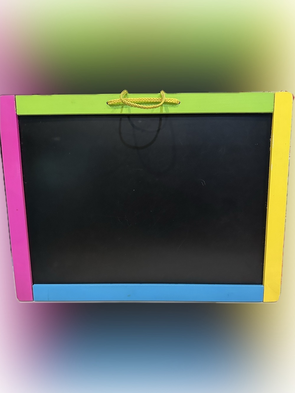 VTG BLACKBOARD WHITEBOARD CHALKBOARD SCHOOL HOMEWORK PLAY DRAW DRY ERASE BOARD - Picture 3 of 7